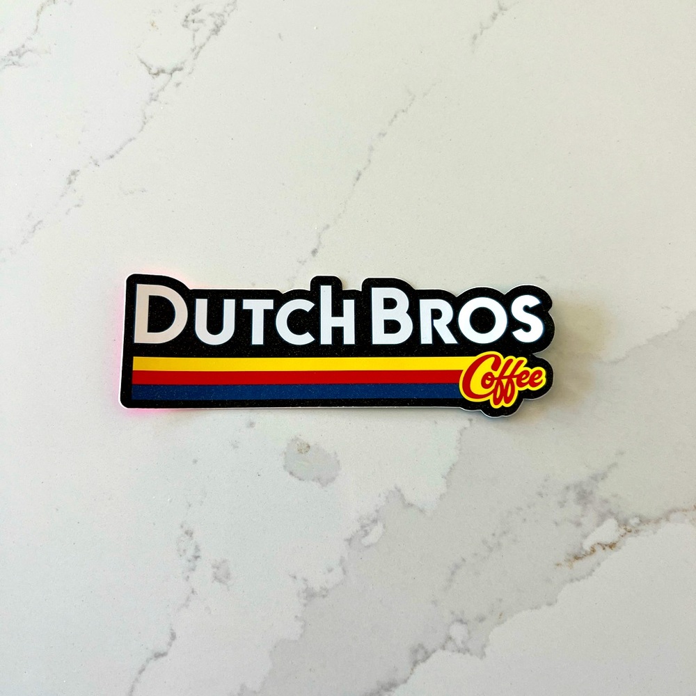 Dutch Bros Sparkle Sticker